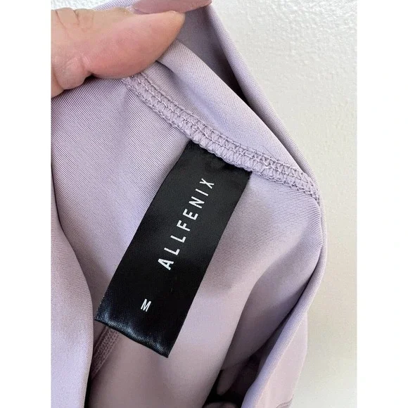 All Fenix Mini Star Print Legging M Twilight Blush 7/8 High Rise Gold Womens - Picture 9 of 12